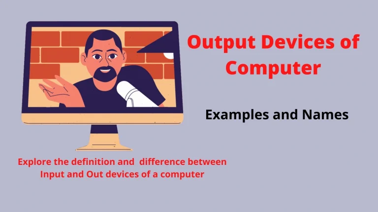 difference between input and output devices of computer Archives ...
